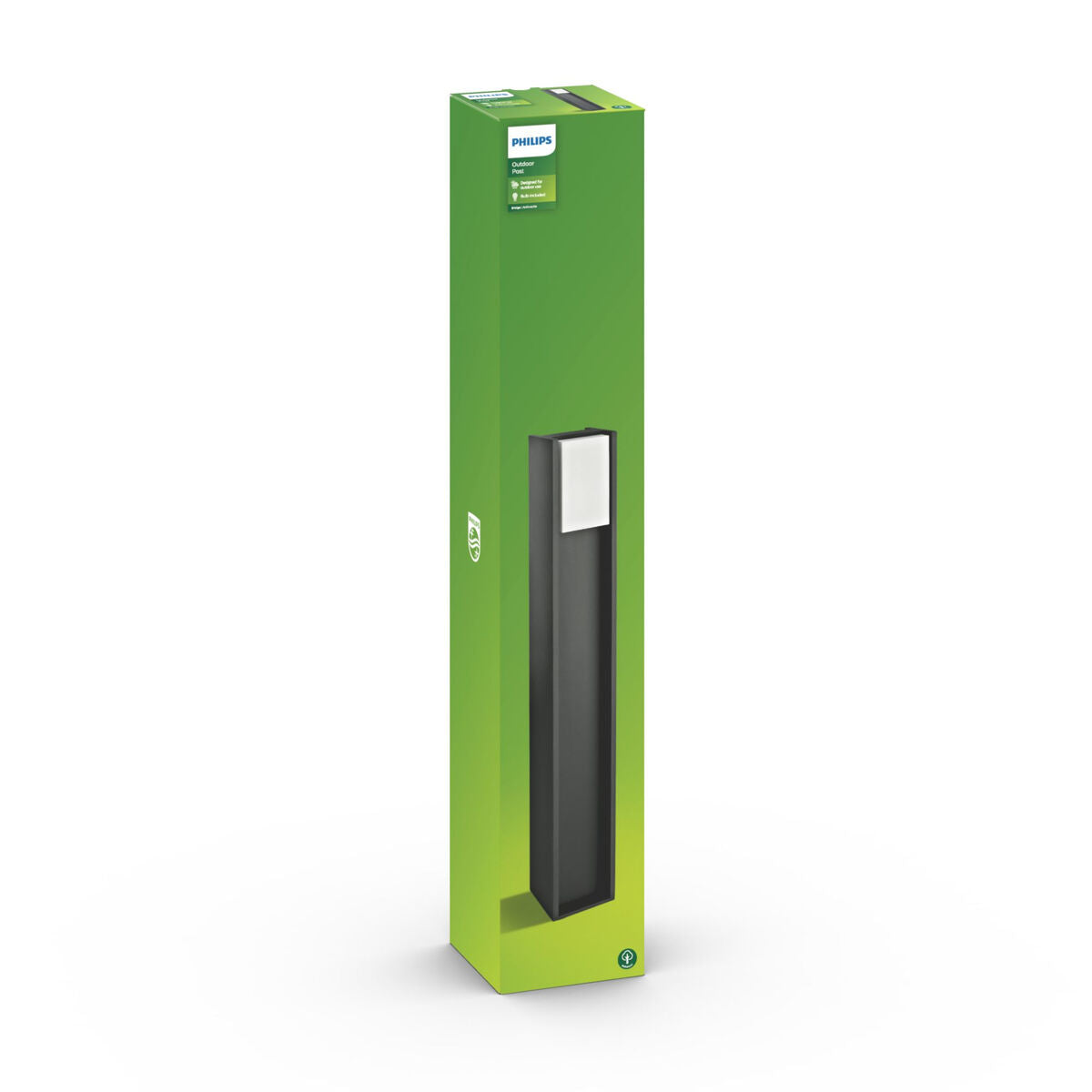 Marker Philips 16354/93/16 Anthracite 12,1 x 80,2 x 12,1 cm Aluminium Plastic (4000 K) (Soft green) (2700 K)-2