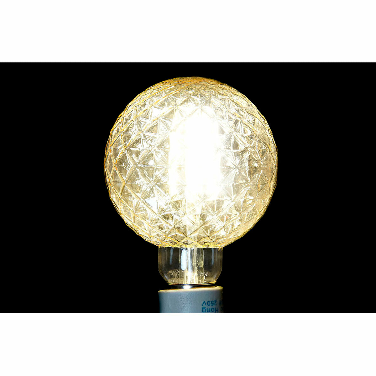 LED lamp DKD Home Decor Amber 4 W E27 450 lm 9,5 x 9,5 x 14 cm-2