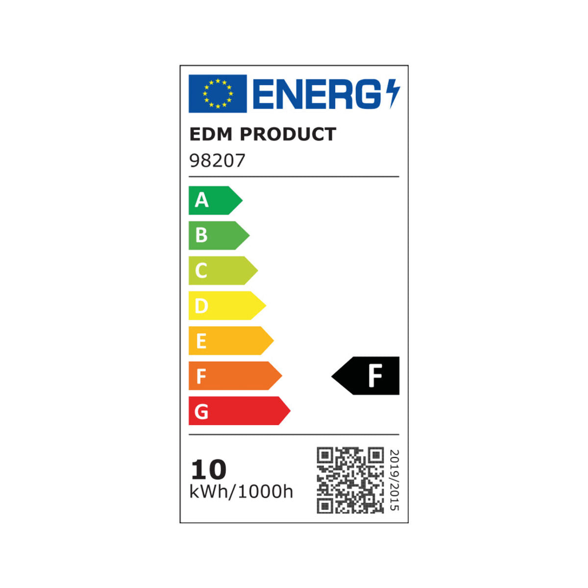 Pack of 3 LED bulbs EDM 98207 F 60 W 10 W 68 W E27 810 Lm 932 Lm Ø 6 x 10,8 cm (6400 K)-2