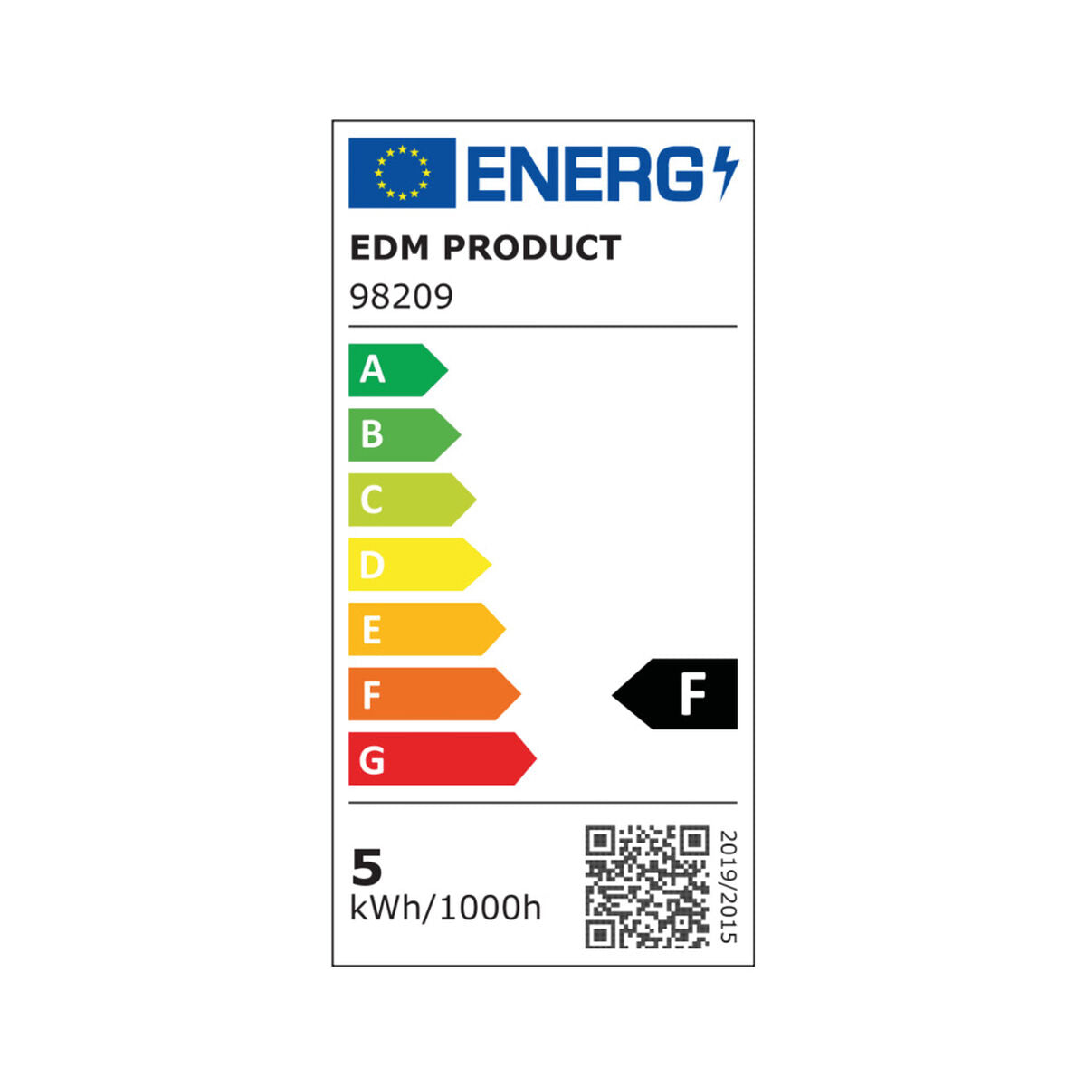 Pack of 3 LED bulbs EDM 98209 F 5 W 45 W 38 W GU10 450 lm Ø 5 x 5,5 cm (6400 K)-1