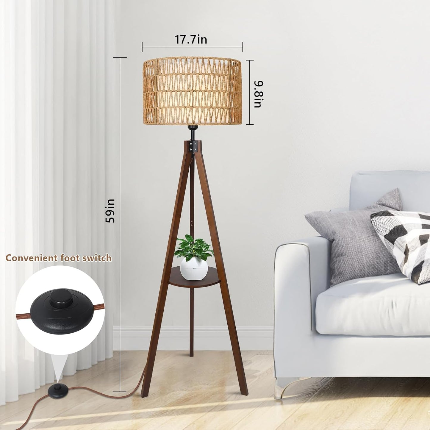 BOHO vloerlamp
