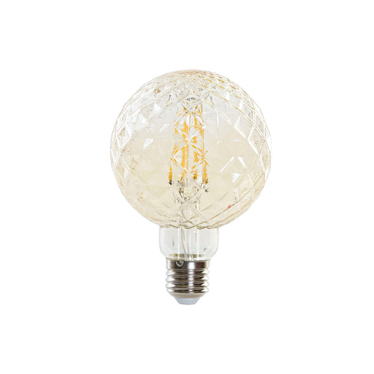 LED lamp DKD Home Decor Amber 4 W E27 450 lm 9,5 x 9,5 x 14 cm-0