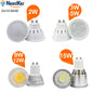 Gu10 Led Spotlights 2W 3W 5W SMD2835 Lamp Cup 9W 12W 15W Cob Led Lamp AC 110V 220V 240V Led Bulb Warm Cold White Led Light