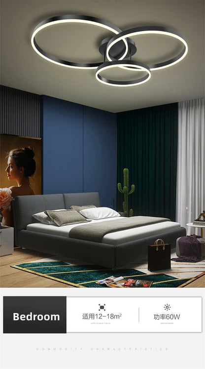 Moderne LED Ring Kroonluchter
