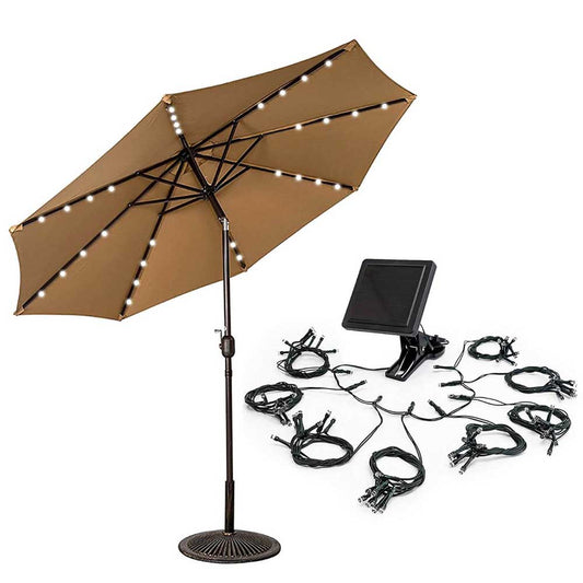 Solar decor light string for parasol-0